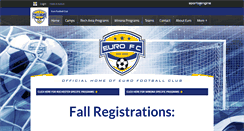 Desktop Screenshot of efcsoccer.org